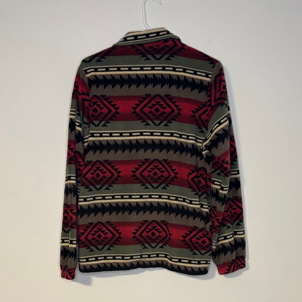 Men's Guide Gear Native Pattern Zip Up Fleece Swe… - image 5